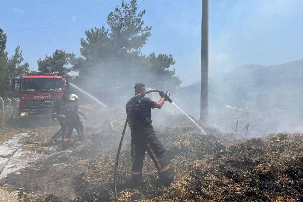 Manisa İtfaiyesi'nden samanlık yangınları uyarısı