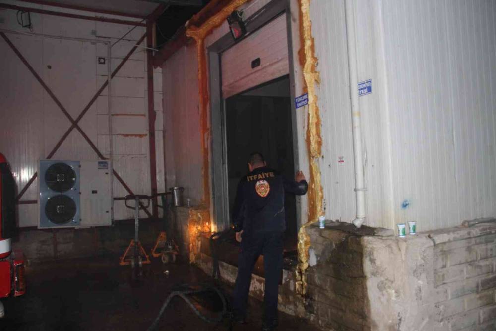 Konya’da balık fabrikası alev alev yandı
