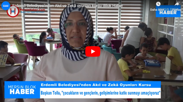 Erdemli Belediyesi’nden Akıl ve Zekâ oyunları kursu