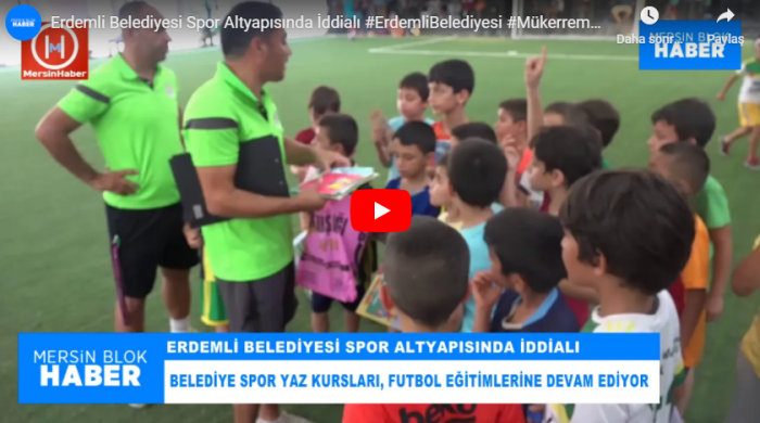 Erdemli Belediyesi Spor Altyapısında İddialı