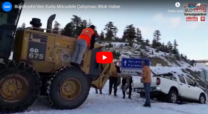 Büyükşehir’den Karla Mücadele Çalışması