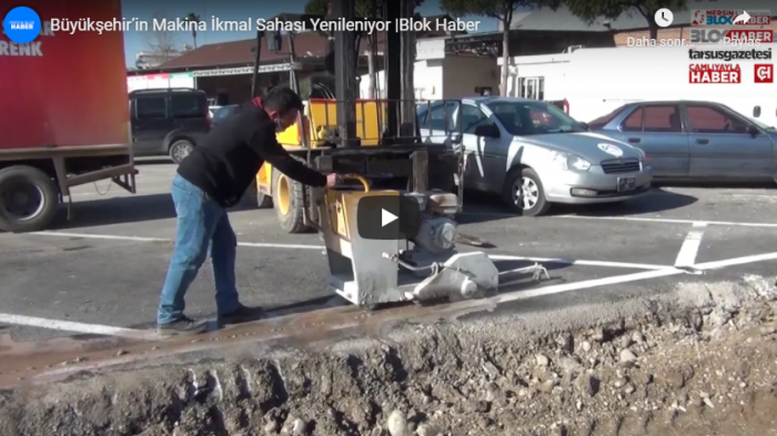 Büyükşehir’in Makina İkmal Sahası Yenileniyor 