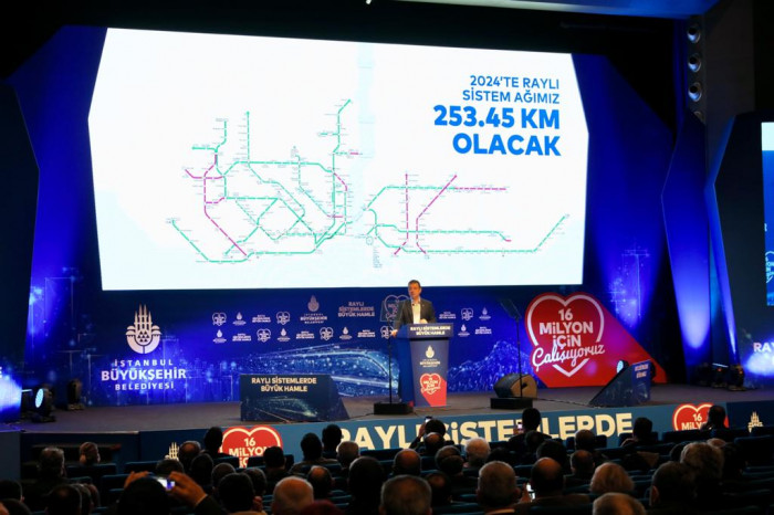 İMAMOĞLU: “2029 HEDEFİMİZ 622 KİLOMETRE RAYLI SİSTEM” BLM 1