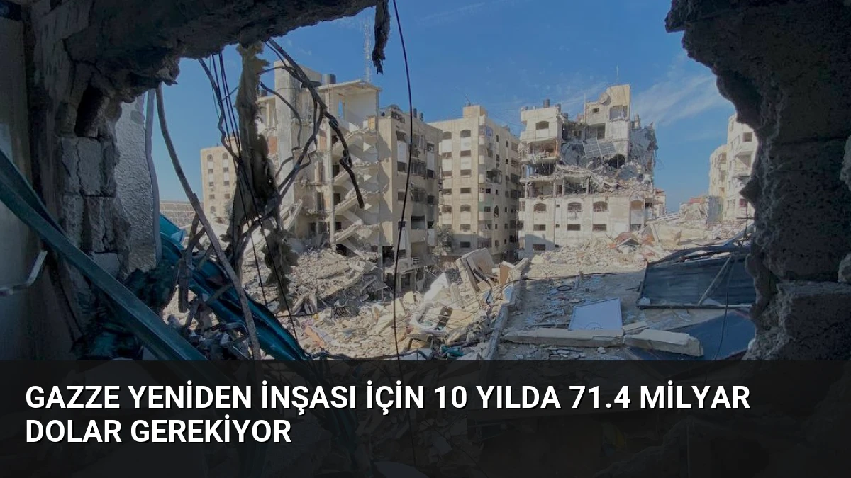 Gazze Yeniden İnşası İçin 10 Yılda 71.4 Milyar Dolar Gerekiyor