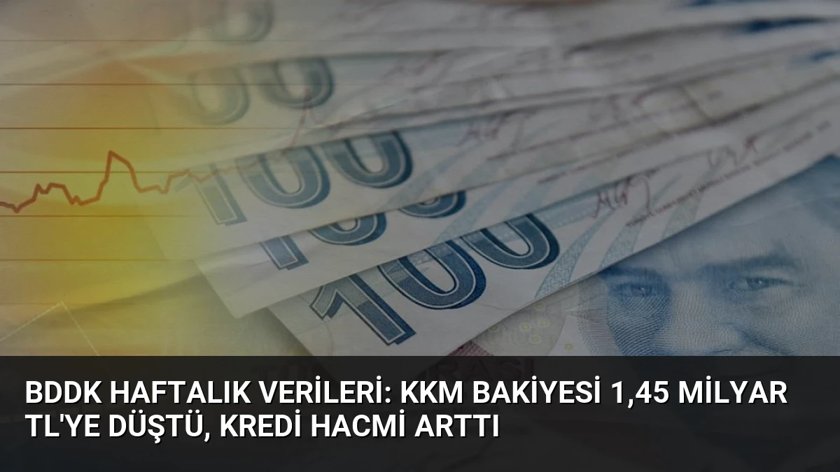 BDDK Haftalık Verileri: KKM Bakiyesi 1,45 Milyar TL’ye Düştü, Kredi Hacmi Arttı