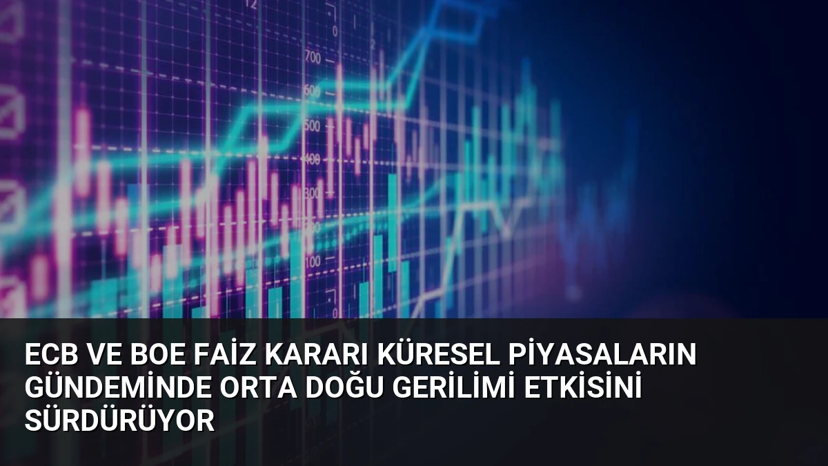 ECB ve BoE Faiz Kararı Küresel Piyasaların Gündeminde Orta Doğu Gerilimi Etkisini Sürdürüyor