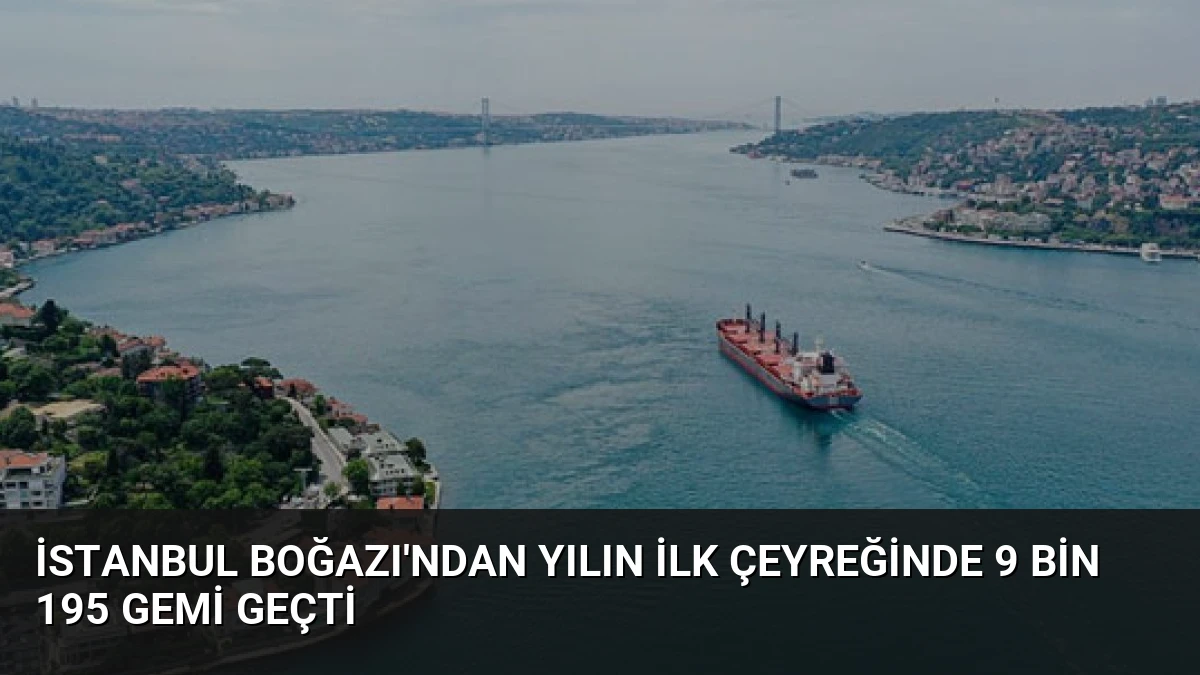 İstanbul Boğazı’ndan Yılın İlk Çeyreğinde 9 Bin 195 Gemi Geçti