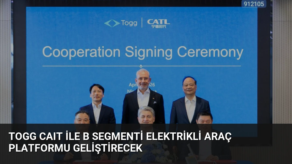 TOGG CAIT ile B Segmenti Elektrikli Araç Platformu Geliştirecek