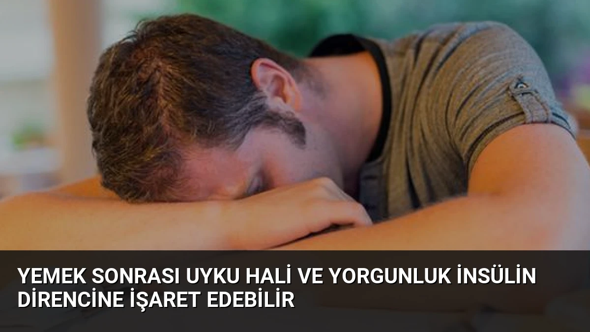 Yemek Sonrası Uyku Hali ve Yorgunluk İnsülin Direncine İşaret Edebilir