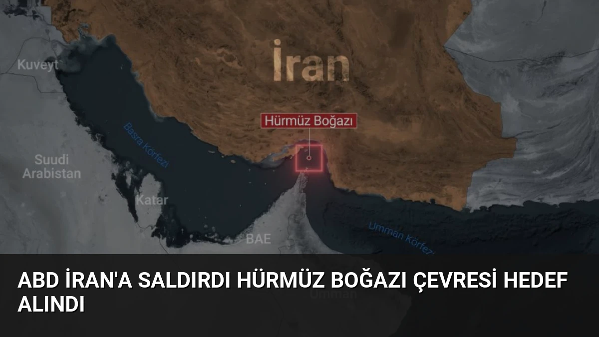 ABD İran’a Saldırdı Hürmüz Boğazı Çevresi Hedef Alındı