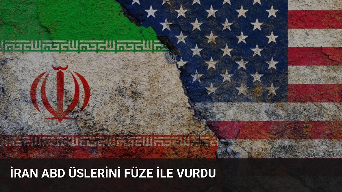 İran ABD Üslerini Füze ile Vurdu