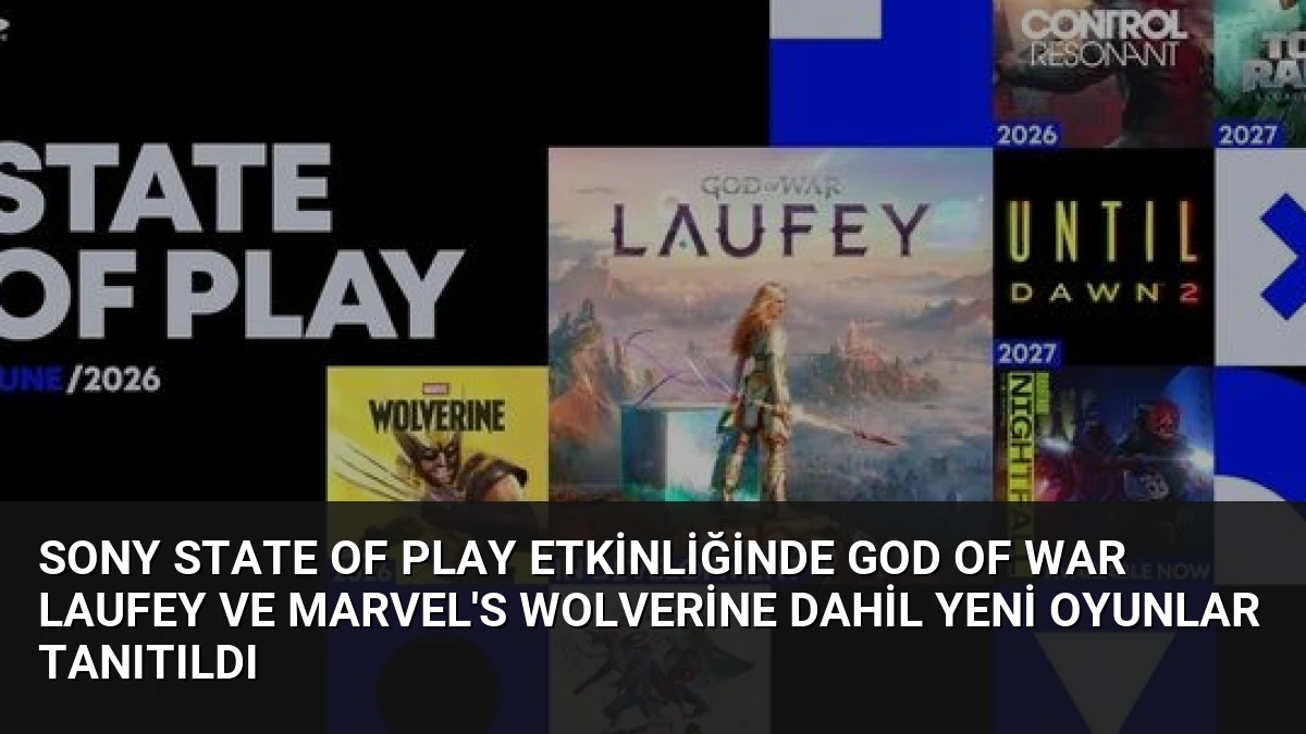 Sony State of Play Etkinliğinde God of War Laufey ve Marvel’s Wolverine Dahil Yeni Oyunlar Tanıtıldı