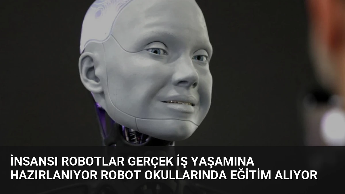 İnsansı Robotlar Gerçek İş Yaşamına Hazırlanıyor Robot Okullarında Eğitim Alıyor
