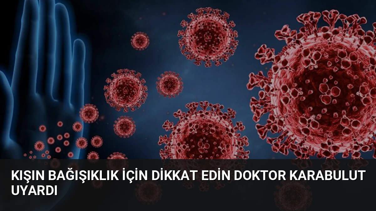 Kışın Bağışıklık İçin Dikkat Edin Doktor Karabulut Uyardı