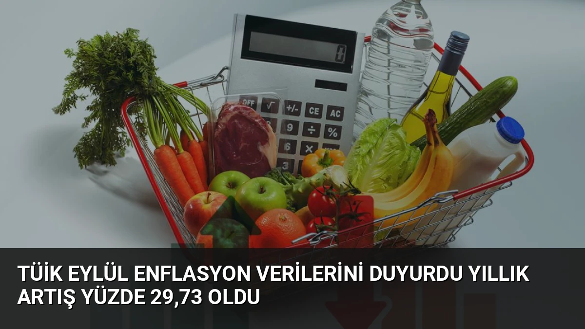 TÜİK Eylül Enflasyon Verilerini Duyurdu Yıllık Artış Yüzde 29,73 Oldu