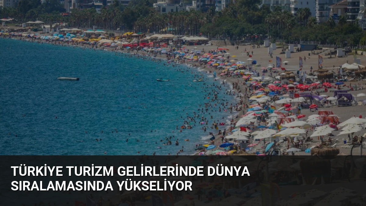 Türkiye Turizm Gelirlerinde Dünya Sıralamasında Yükseliyor